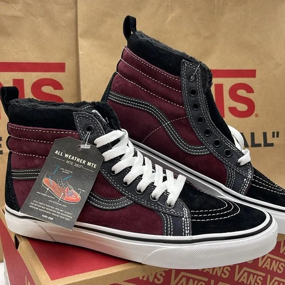 Vans Men’s Sk8-Hi Mte(Mte) Port Royale/BlackVN0A4BV7XKZBoots Sneakers
